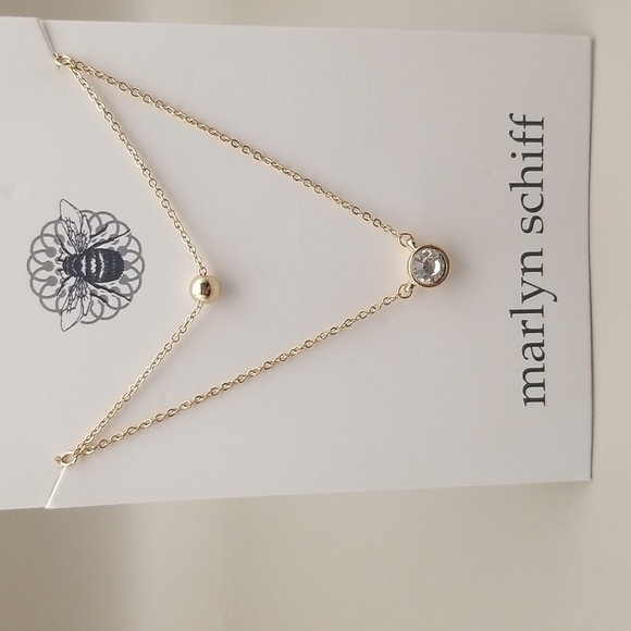 Marilyn Schiff double strand necklace - Picture 3 of 3